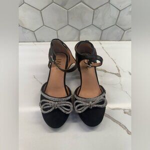 INC International Concepts Black and Silver Kids Dress Shoes‎